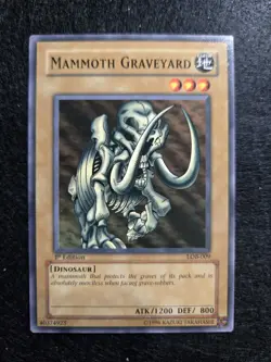 Yugioh - Mammoth Graveyard LOB-009 - 1st Edition - LP - Image 1