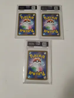 Pokemon Japanese Mew Gold UR/Mew Ex 25th Anniversary PSA Graded Holo Cards - Image 5