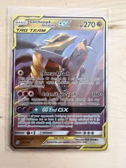 Pokemon TCG Garchomp & Giratina GX 146/236 Sm-Unified Minds Holo Card - Image 2