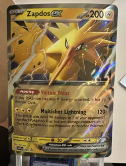 Pokemon TCG Zapdos EX Holo 49 Jumbo Card - Image 3
