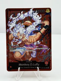 Monkey D Luffy ST21-001 Learn Together Promo Deck Leader One Piece Card English - Image 1