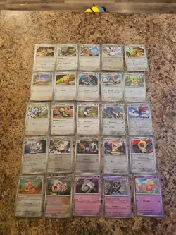 Pokemon TCG 25 Card Holos Lot Holo Rare Reverse Holo NM Jigglypuff Steelix Etc - Image 1