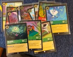 Lorcana Ursala's Return Lot Of 12 Cards - Image 1