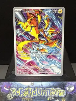 Pokemon Card Zeraora 151/142 Stellar Crown Illustration Rare Near Mint - Image 1