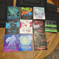Lot of 10 Pokemon TCG Players Guides from ETB Elite Trainer Boxes Card Game - Image 1