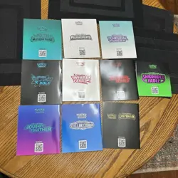 Lot of 10 Pokemon TCG Players Guides from ETB Elite Trainer Boxes Card Game - Image 2