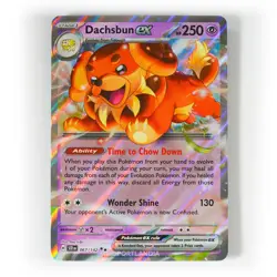 Pokemon - Dachsbun ex - 067/142 - SV Stellar Crown - Half Art Card - Image 1