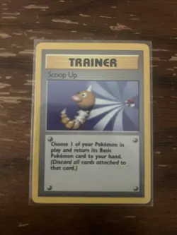 Pokemon TCG Scoop Up Trainer Base Set, Unlimited Rare Card 78/102 - Image 1