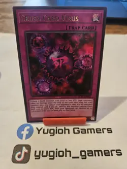 Yu-Gi-Oh Crush Card Virus LCKC Unlimited Ultra Rare Light Played - Image 1
