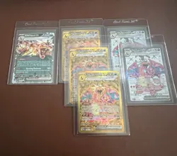 Pokemon Charizard Obsidian Flames Lot 6 Cards 125 215 228 - Image 1
