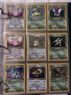 Pokemon Binder TCG 1999 Only! Mostly Jungle, All Cards NM and Never Played - Image 1