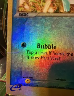 Pokemon Mudkip Reverse Holo Common Card Ruby & Sapphire 59/109 LP-MP Condition - Image 2