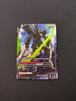 Gundam Card Game Gundam Deathscythe GD01-025 LR+ - Image 1