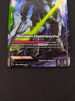 Gundam Card Game Gundam Deathscythe GD01-025 LR+ - Image 2