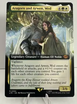 Aragorn and Arwen, Wed (Extended Art) - 394 NM MTG - Image 1