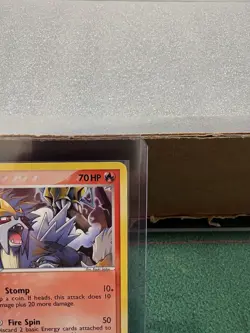 Pokemon TCG: Entei #1/17 Pop Series Two, Rare Holo Card, LP - Image 3