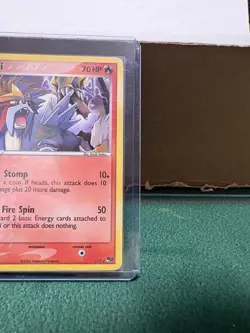 Pokemon TCG: Entei #1/17 Pop Series Two, Rare Holo Card, LP - Image 4