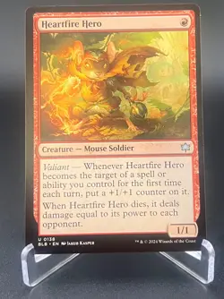 Heartfire Hero (Regular, #138, NM) Bloomburrow (BLB), MTG - Image 2