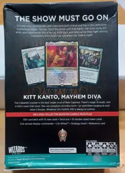 MTG Cabaretti Cacophony Streets of New Capenna Commander Deck Unopened - Image 2