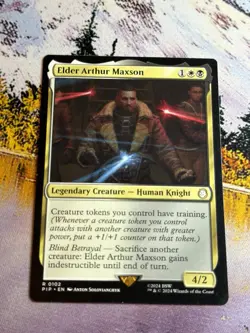 Elder Arthur Maxson Mtg Fallout Magic The Gathering - Image 1