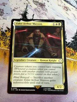 Elder Arthur Maxson Mtg Fallout Magic The Gathering - Image 2