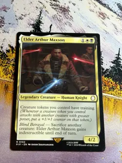 Elder Arthur Maxson Mtg Fallout Magic The Gathering - Image 3