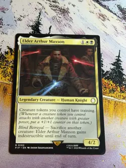 Elder Arthur Maxson Mtg Fallout Magic The Gathering - Image 5