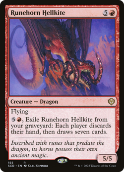 Runehorn Hellkite [Starter Commander Decks] Magic MTG - Image 1