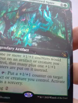 MTG - 1x Ozolith The Shattered Spire - Extended Foil - March Of The Machine - MP - Image 3