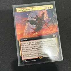 Forth Eorlingas! 0139 NM Pack Fresh Non-Foil Extended Art - Image 1