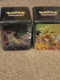 Pokemon TCG: Stacking Tin 2025 - 3 Packs, Stickers - SEALED LOT OF 3 Tins Set 🔥 - Image 2