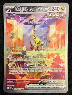 2024 Pokemon Raging Bolt ex 208/162 SV05: Temporal Forces Holo Special Rare NM - Image 1