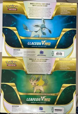 Pokemon TCG Glaceon & Leafeon VSTAR Special Collection - Factory Sealed - Image 2