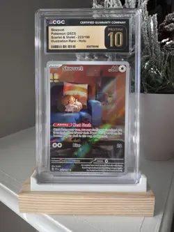 2023 Pokemon Scarlet & Violet Skwovet #222 Illustration Rare CGC 10 PRISTINE - Image 1