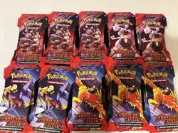 Pokemon TCG sv: Destined Rivals Sleeved Booster Packs - Lot of 10x New Sealed! - Image 1