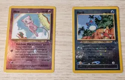 2 For 1! Mew & Marill Reverse Holo Pokemon Southern Islands - Image 1