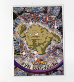 Topps Pokemon 75 Graveler TV Animation Edition Non Holo Pokemon - Image 1