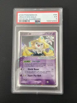 2006 Pokemon Jirachi EX Holo - Crystal Guardians PSA 5 - Image 1