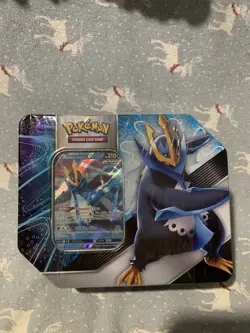 Pokemon TCG- V Strikers Tin- Sealed- 5 Booster Packs - Empoleon V Promo - Image 1