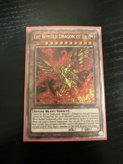 The Winged Dragon of Ra (Quarter Century Secret Rare) RA03-EN137 1st Edition - Image 1