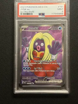 Pokemon Jynx EX TCG Scarlet & Violet Holo Ultra Rare Card 191/165 PSA 9 Mint - Image 1