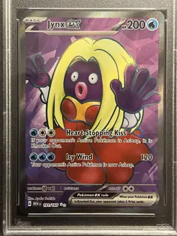 Pokemon Jynx EX TCG Scarlet & Violet Holo Ultra Rare Card 191/165 PSA 9 Mint - Image 2