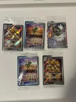 Pokemon TCG ETB Promo Cards Sealed Lot - Image 1