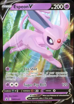Espeon V SWSH201 Sword & Shield Promo Card - Image 1