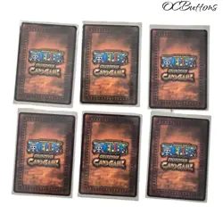 2005 One Piece The Quest Begins CCG 6 Card Lot Non-Played Luffy's Pirates - Image 2