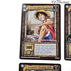 2005 One Piece The Quest Begins CCG 6 Card Lot Non-Played Luffy's Pirates - Image 4