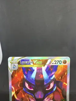 Pokemon TCG Lucario VSTAR Sword & Shield Black Star Promo NM Card SWSH29 - Image 3