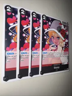 OP04-084 Stussy X4 Playset Common One Piece TCG Card - Image 2