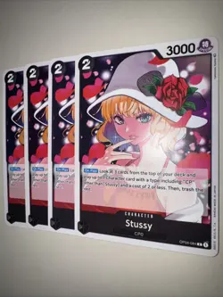 OP04-084 Stussy X4 Playset Common One Piece TCG Card - Image 3