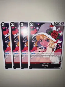 OP04-084 Stussy X4 Playset Common One Piece TCG Card - Image 5